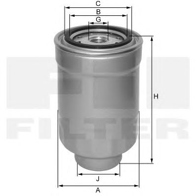FIL FILTER zp548f -  Топливный фильтр